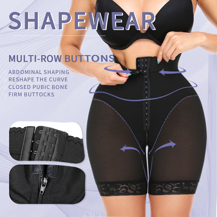 European And American Fat Woman Plus Size Body Shaping Pants