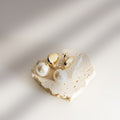 Atmospheric Light Luxury And Elegant Temperament S925 Silver Needle Premium Pearl Earrings
