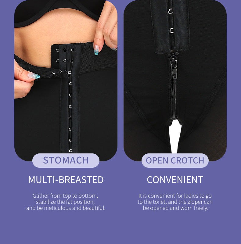 European And American Fat Woman Plus Size Body Shaping Pants